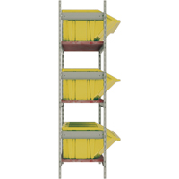 &eacute;tag&egrave;res larges avec bacs g&eacute;ants en plastique, Acier, Sans boulons, De base, 66" la x 60" h x 18" p Northern Industrial Supply Inc.