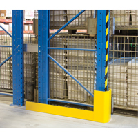 Racking Aisle Protectors, 3" W x 50" L x 16" H, Safety Yellow Northern Industrial Supply Inc.