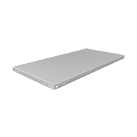 Tablette &agrave; corni&egrave;re perfor&eacute;e, Acier galvanis&eacute;, 48" la x 18" p Northern Industrial Supply Inc.