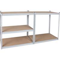 Heavy-Duty Shelving, Steel, Boltless, 1200 lbs. Capacity, 48" W x 72" H x 18" D Northern Industrial Supply Inc.