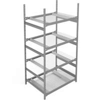 &eacute;tag&egrave;re de grande largeur, Sans boulons, Capacit&eacute; 1340 lb, 42" la x 84" h x 32" p Northern Industrial Supply Inc.
