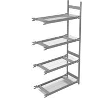 Wide Span Storage Shelving, Steel, Boltless, 1340 lbs. Capacity, 42" W x 84" H x 18" D Northern Industrial Supply Inc.