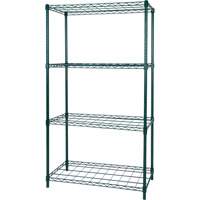 Dry Rack Shelving, 4 Tiers, 36" W x 63" H x 18" D Northern Industrial Supply Inc.