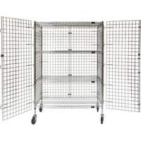Security Cart, Chrome Plated, 48" x 69" x 24", 500 lbs. Capacity Northern Industrial Supply Inc.