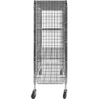 Security Cart, Chrome Plated, 48" x 69" x 24", 500 lbs. Capacity Northern Industrial Supply Inc.