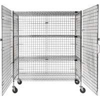 Security Cart, Chrome Plated, 60" x 69" x 24", 500 lbs. Capacity Northern Industrial Supply Inc.
