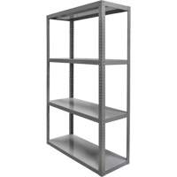 Heavy-Duty Shelving, Steel, Bolted, 3000 lbs. Capacity, 36" W x 72" H x 24" D Northern Industrial Supply Inc.