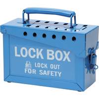 Portable Metal Lock Box, Blue Northern Industrial Supply Inc.