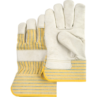 Gants d'ajusteur &agrave; paume s&egrave;che d'usage standard, Grand, Paume en Cuir fleur de vache, Doublure en Coton Northern Industrial Supply Inc.