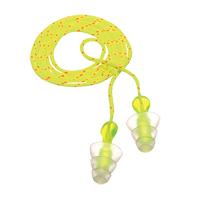 E-A-R Tri-Flange Reusable Earplugs, Corded, Bulk - Polybag, 26 dB NRR, One-Size Northern Industrial Supply Inc.