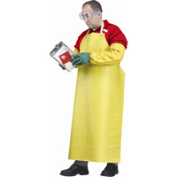 Flame Resistant Aprons, Neoprene/Polyester, 48" L x 35" W, Yellow Northern Industrial Supply Inc.