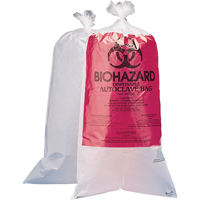 Sacs pour d&eacute;chets dangereux, Biorisque, 24" lo x 12" la, 1,5 mil, Capacit&eacute; de 3.7 L (1 gal.) Northern Industrial Supply Inc.