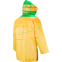 Neo-Slick Chemical & Acid Resistant Rain Jacket, 5X-Large, Yellow, Neoprene Northern Industrial Supply Inc.