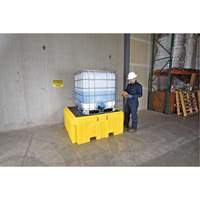 IBC Spill Pallet Plus&reg; Without Drain, 365 US gal. Spill Capacity, 62" x 62" x 28" Northern Industrial Supply Inc.
