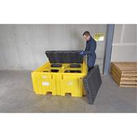 IBC Spill Pallet Plus&reg; Without Drain, 365 US gal. Spill Capacity, 62" x 62" x 28" Northern Industrial Supply Inc.