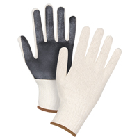 Gants en tricot &agrave; paume enduite, Poly/coton, Un c&ocirc;t&eacute;, Calibre 7, Grand Northern Industrial Supply Inc.