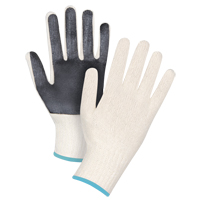 Gants en tricot &agrave; paume enduite, Poly/coton, Un c&ocirc;t&eacute;, Calibre 7, T-Grand Northern Industrial Supply Inc.