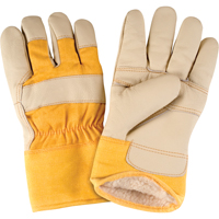 Gants d'ajusteur doubl&eacute;s pour l'hiver d'usage standard, Grand, Paume en Cuir fleur de meuble, Doublure en Boa Northern Industrial Supply Inc.