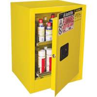 Armoire de s&eacute;curit&eacute; d'&eacute;tabli pour produits inflammables EX Sure-Grip, 24 gal., 1 Porte(s), 21" La x 27" h x 18" p Northern Industrial Supply Inc.