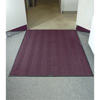 Waterhog&reg; Eco Elite Matting, Wiper/Scraper, 4' x 6' x 3/8", Maroon Northern Industrial Supply Inc.
