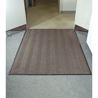 Waterhog&reg; Eco Elite Matting, Wiper/Scraper, 4' x 6' x 3/8", Chestnut Brown Northern Industrial Supply Inc.