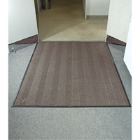 Waterhog&reg; Eco Elite Matting, Wiper/Scraper, 6' x 6' x 3/8", Chestnut Brown Northern Industrial Supply Inc.