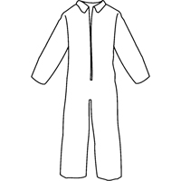 Pyrolon&reg; Plus 2 Disposable FR Coveralls, Small, Blue, FR Treated Fabric Northern Industrial Supply Inc.