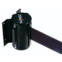 Wall Mount Barrier, Steel, Screw Mount, 12', Black Tape Northern Industrial Supply Inc.
