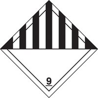 &eacute;tiquettes d'exp&eacute;dition TMD, Classe 9, Mati&egrave;res dangereuses diverses, Papier Northern Industrial Supply Inc.