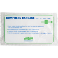 Compress Bandages, Crepe Tails, Cut to Size L x 4-1/2" W Northern Industrial Supply Inc.