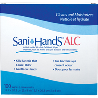 Lingettes antimicrobiennes pour les mains Sani-Hands ALC, Pochette Northern Industrial Supply Inc.