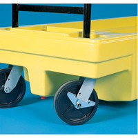 Poly-Spillcart Cart, 66.5" L x 29" W x 43.9" H, 57 US gal. Spill Cap. Northern Industrial Supply Inc.