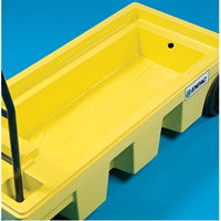 Poly-Spillcart Cart, 66.5" L x 29" W x 43.9" H, 57 US gal. Spill Cap. Northern Industrial Supply Inc.