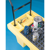 Poly-Spillcart Cart, 66.5" L x 29" W x 43.9" H, 57 US gal. Spill Cap. Northern Industrial Supply Inc.