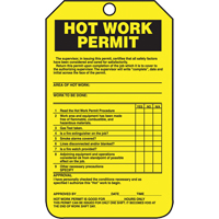 &eacute;tiquettes de s&eacute;curit&eacute; d'inspection et de contr&ocirc;le de l'&eacute;tat de l'&eacute;quipement, Papier cartonn&eacute;, 3-1/8" la x 5-7/8" h, Anglais Northern Industrial Supply Inc.