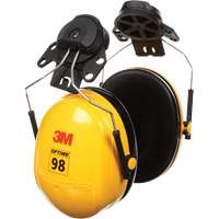 Peltor Optime 98 Series Earmuffs, Cap Mount, 23 NRR dB Northern Industrial Supply Inc.