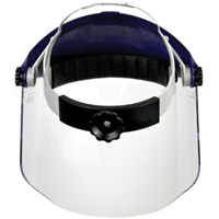 Harnais de t&ecirc;te avec visi&egrave;re, Polycarbonate, Suspension Rochet Northern Industrial Supply Inc.