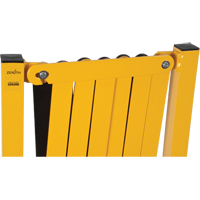 Expandable Barrier, 37" H x 11' L, Black/Yellow Northern Industrial Supply Inc.