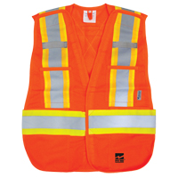 Veste d&eacute;tachable Open Road, Orange haute visibilit&eacute;, Polyester Northern Industrial Supply Inc.