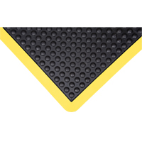 Tapis antifatigue en d&ocirc;me, &agrave; bulles, 2' x 3' x 1/2", Noir, Caoutchouc Northern Industrial Supply Inc.