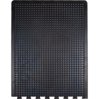 Tapis antifatigue en d&ocirc;me, &agrave; bulles, 3' x 4' x 1/2", Noir, Caoutchouc Northern Industrial Supply Inc.