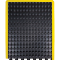 Tapis antifatigue en d&ocirc;me, &agrave; bulles, 3' x 4' x 1/2", Noir, Caoutchouc Northern Industrial Supply Inc.