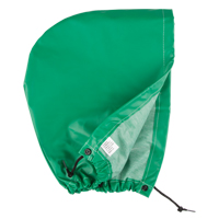 AcidBasicTM Chemical & Acid Resistant Rain Hood, One Size, Green, Polyester Northern Industrial Supply Inc.