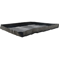 Economy Berms, 119 gal. Capacity, 4' W x 4' L x 12" H, L-Bracket Northern Industrial Supply Inc.