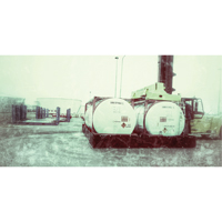 Single ISO Tank Berm, 3590 gal. Capacity, 24' W x 10' L x 24" H, L-Bracket Northern Industrial Supply Inc.