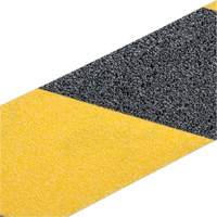Ruban antid&eacute;rapant de premi&egrave;re qualit&eacute;, 2" x 60', Noir & jaune Northern Industrial Supply Inc.