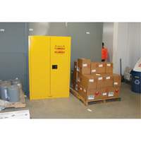 Armoire pour produits inflammables, 45 gal., 2 Porte(s), 43" La x 65" h x 18" p Northern Industrial Supply Inc.