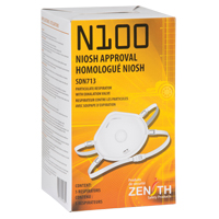 Respirateur contre les particules, N100, Certifi&eacute; NIOSH, Moyen/grand Northern Industrial Supply Inc.