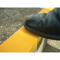Rebords de marches antid&eacute;rapants Safestep, 2,75" la x 59" lo, Jaune Northern Industrial Supply Inc.