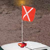 Safety Whip&reg; Flagstaff Mounting Base, Magnet Mount Northern Industrial Supply Inc.